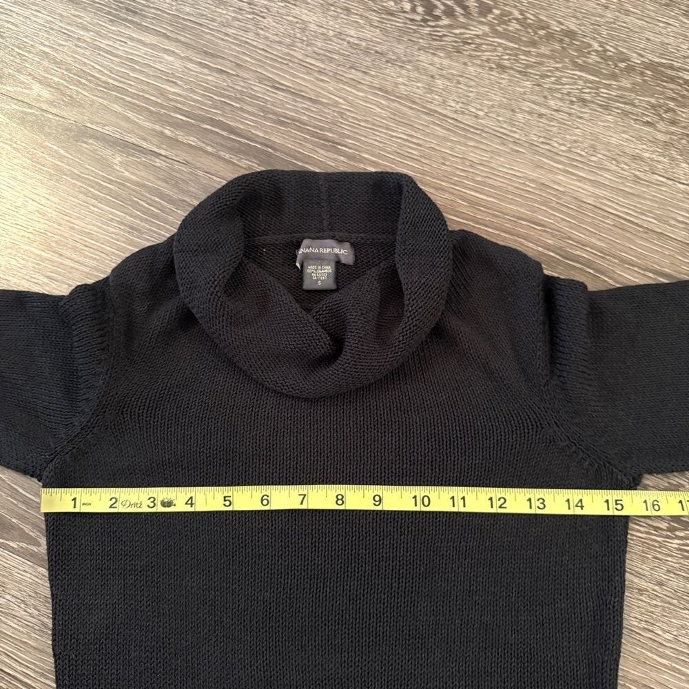 Banana Republic Black Cowl Neck Sweater - Picture 6 of 8